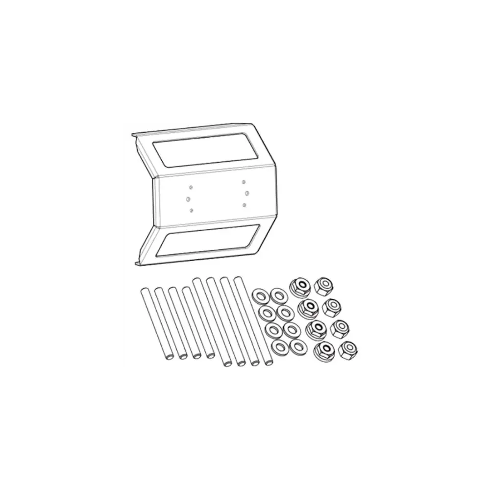 Humminbird Chart Plotter Mount - Solix 12 Series Reinforced In-Dash Mounting Kit - HUM7401761